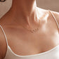 Minimal Heart Name Necklace