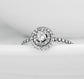 925 Sterling Silver Diamante Ring