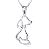 Sweet Puppy Silver Necklace