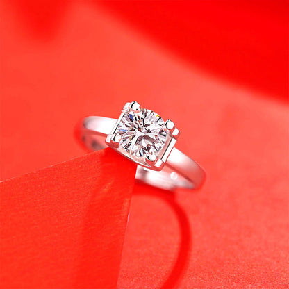 Elegant Moissan Ring