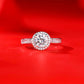 Elegant Moissan Ring
