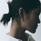 EA Ins Style French Retro Copper Plating 18K Real Gold Inlaid Pearl Ear Clip