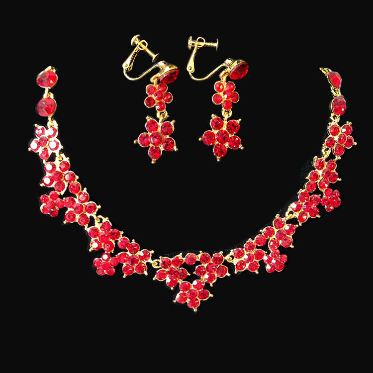 Crystal Bridal Jewelry Set – Elegant Wedding Necklace & Earrings for Women