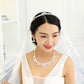 Crystal Bridal Jewelry Set – Elegant Wedding Necklace & Earrings for Women