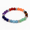 Seven Chakra Healing Stone Yoga Bracelet