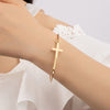 Classic Western-style Cross Bracelet