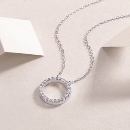 Top-quality Moissanite  Silver Pendant Necklace S925