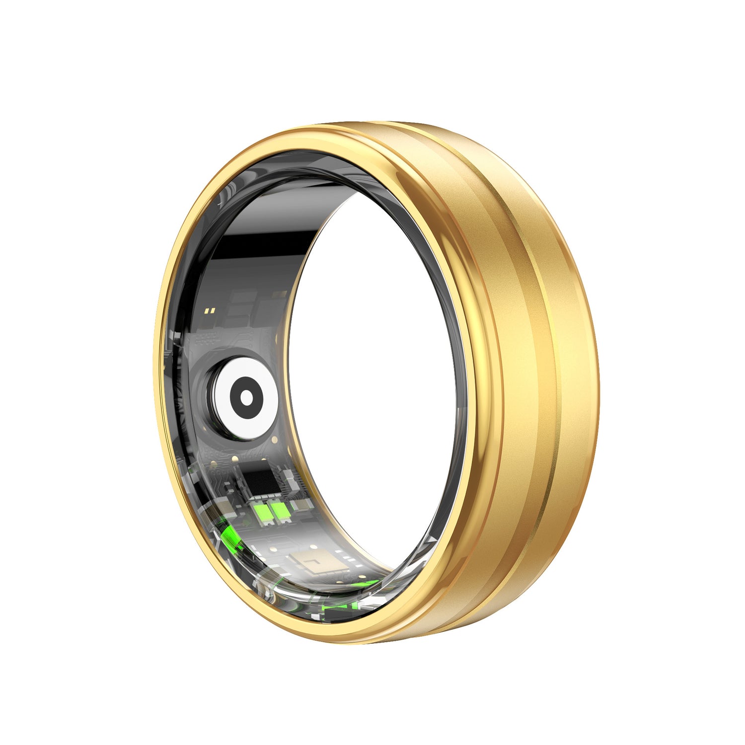 R6 Smart Health Ring monitor showcasing elegant design and advanced health tracking features.