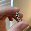 Sweet Style Black Zircon Ring