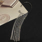 Luxe Drop Tassel Earring