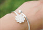 Snow Lotus Silver Bracelet