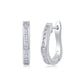 heart moissanite earrings