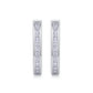heart moissanite earrings