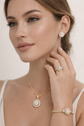 vintage coin jewelry set