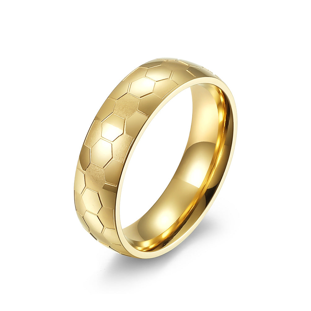 Titanium Ring - Gold