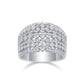 Ballet Of Time - Moissanite wedding ring set featuring a luxurious design with sparkling top-quality moissanite.