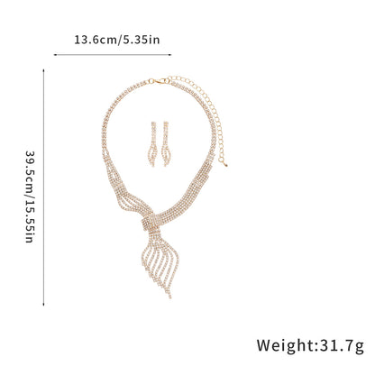 High-grade Fashion  Jewelry Suit