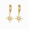 Eight-Pointed Star 3-Piece Earring Set