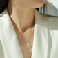 Timeless Moissanite Fringe Necklace