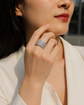 Celestial Luxe Gold Crystal Ring – Luxury Statement Ring for Women