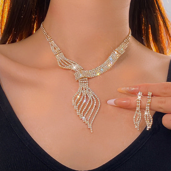High-grade Fashion  Jewelry Suit