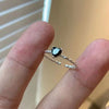 Sweet Style Black Zircon Ring