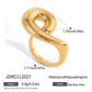 Jeding ColorBlock Ring Titanium Steel Jewelry