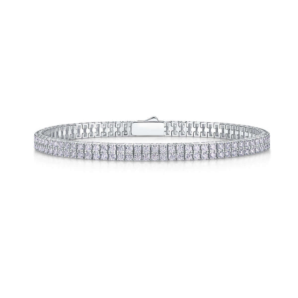 Light And Shadow Around The Wrist - Set With Top Quality Morganite On S925 Silver Electroplated Platinum Hand Chain Diamond Jewelry Bracelet Luxury Fashion Jewelry.
