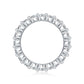 Luo Shen - A Wedding Ring Set With Top-quality Egg-shaped Moissanite S925 Silver And Platinum-plated Diamond. The Ring Can Be Inspected With A Diamond Pen.